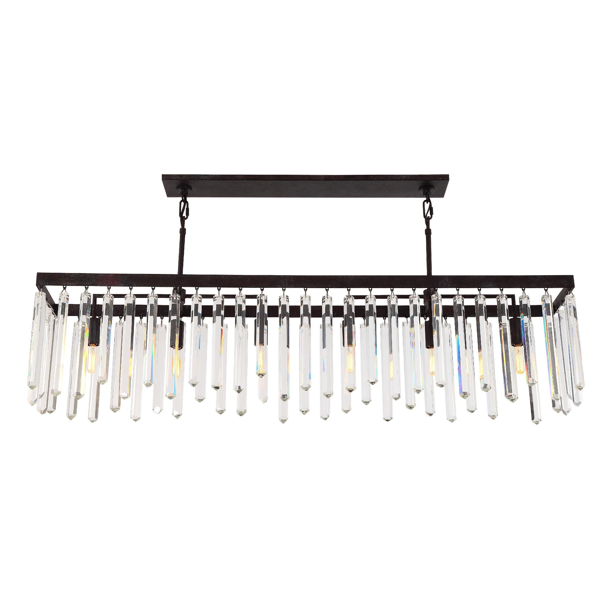 6-Light 49 in. Chandelier - Piper Arc for dining room view 10