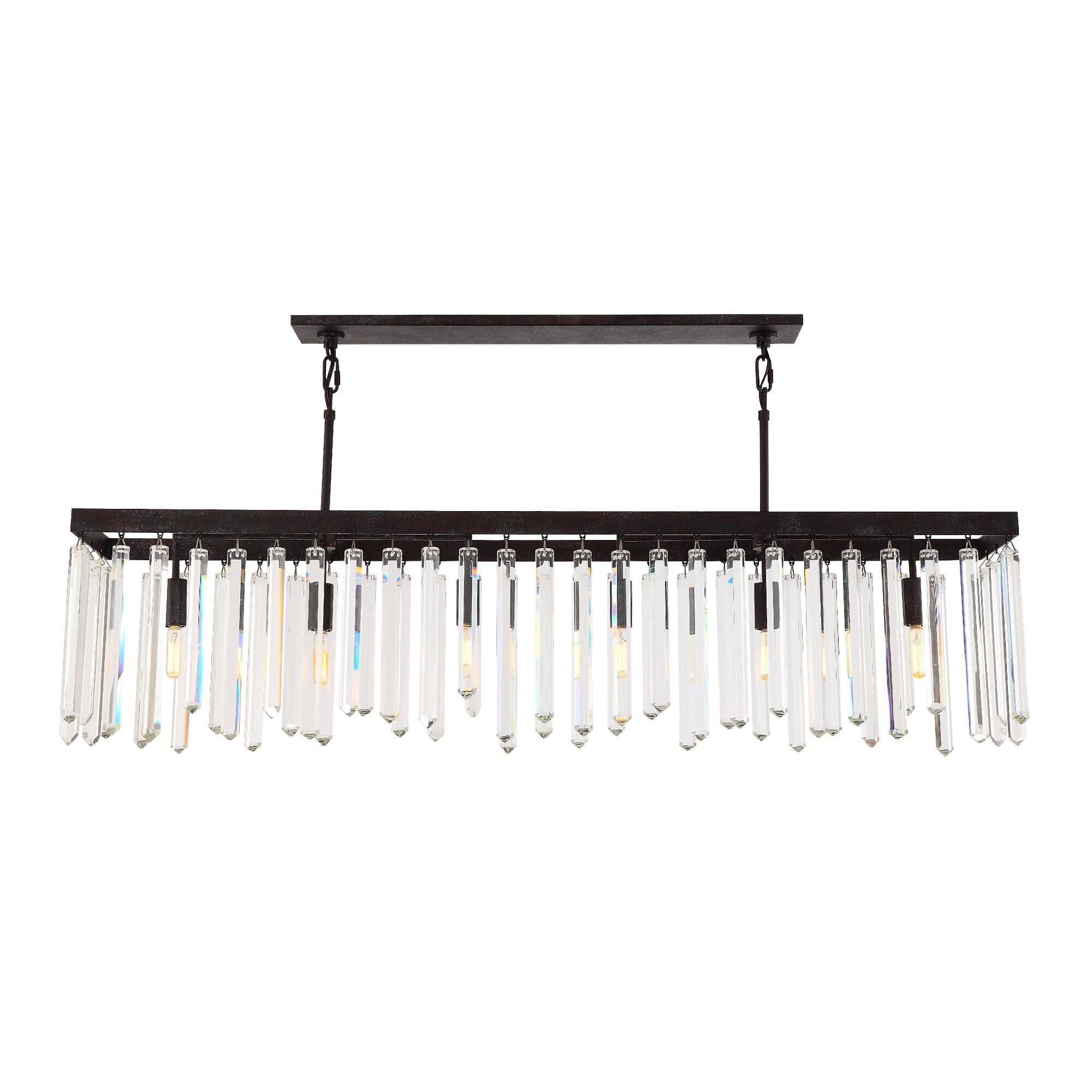 6-Light 49 in. Chandelier - Piper Arc for dining room view 8