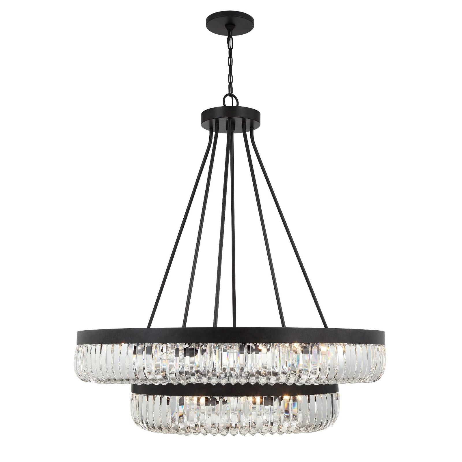 Candle chandelier - Eden Arc for dining room view 1
