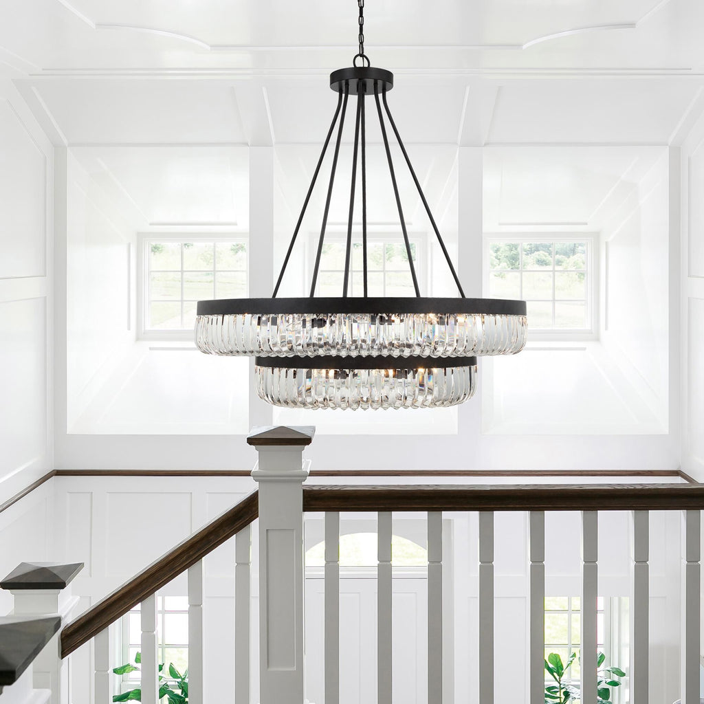 Candle chandelier - Eden Arc for dining room view 2