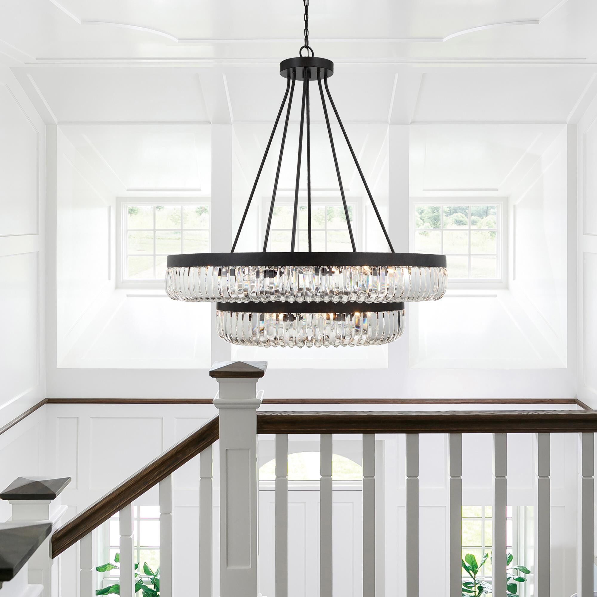Candle chandelier - Eden Arc for dining room view 2