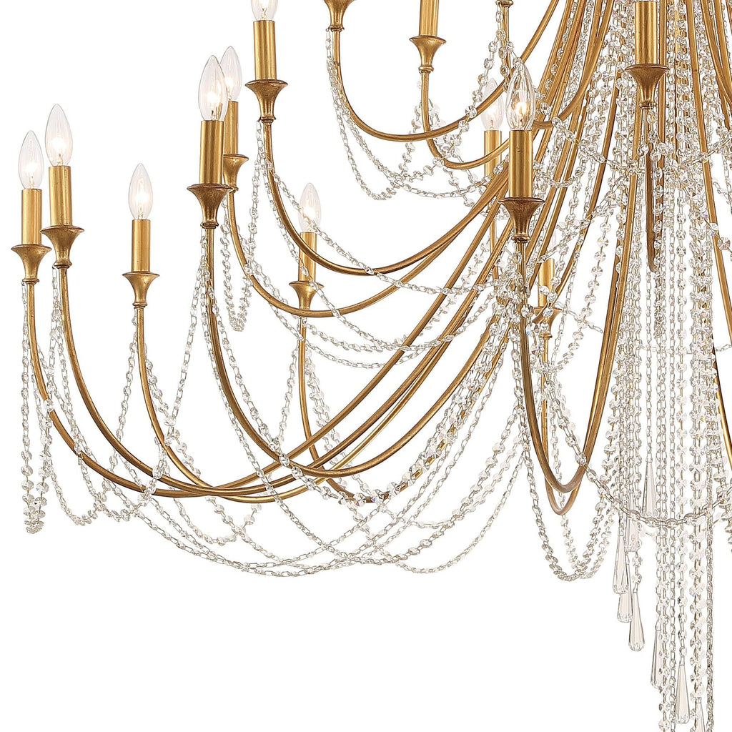 Candle chandelier - Quinn Arc for dining room view 11