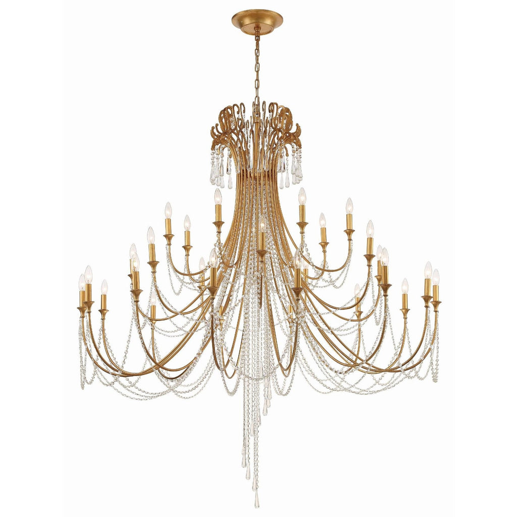 Candle chandelier - Quinn Arc for dining room view 1