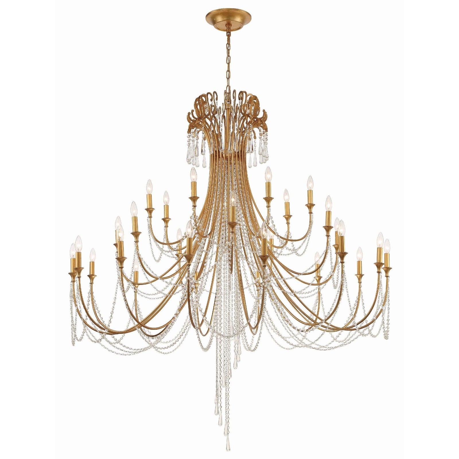 Candle chandelier - Quinn Arc for dining room view 1