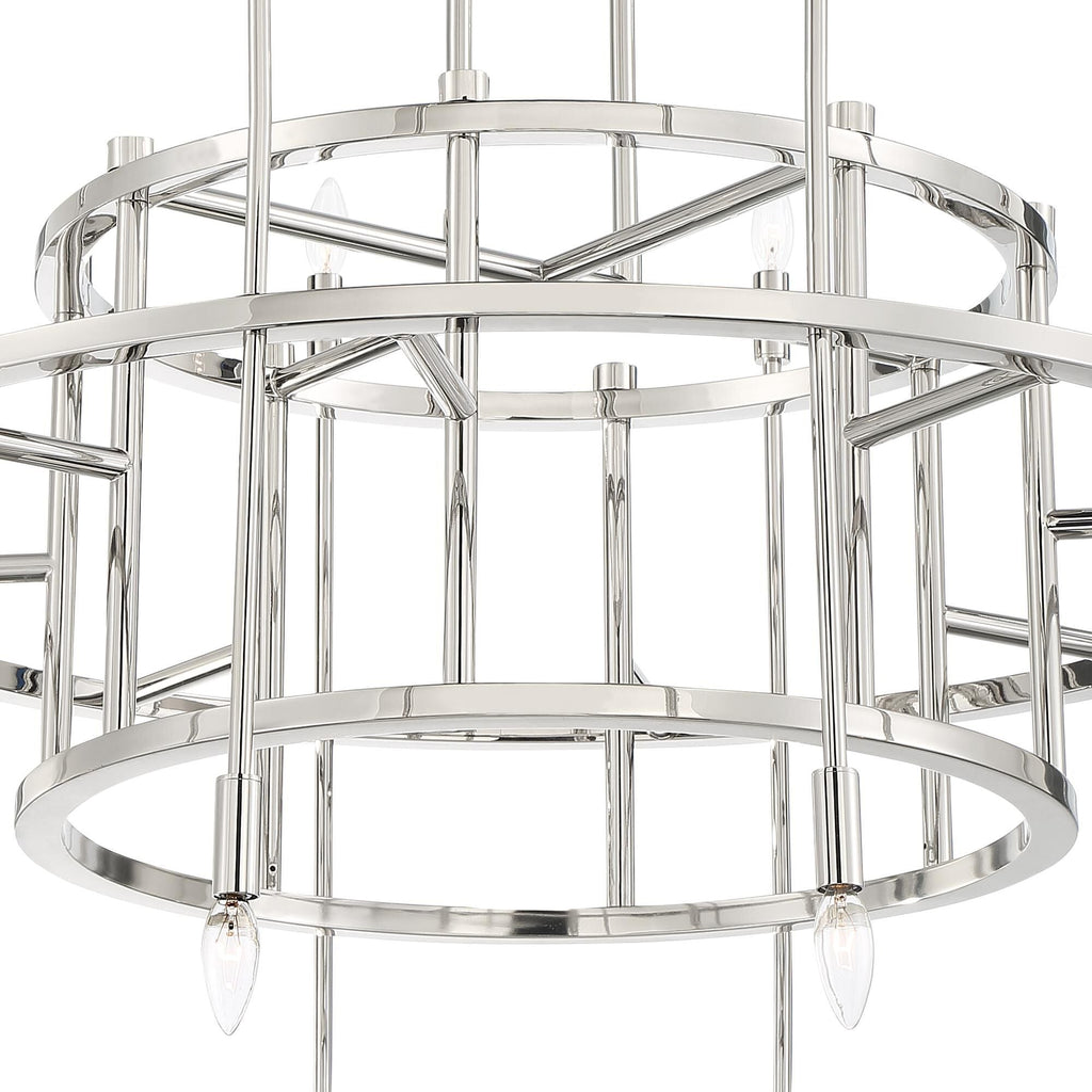 Candle chandelier - Rumi Arc for dining room view 4