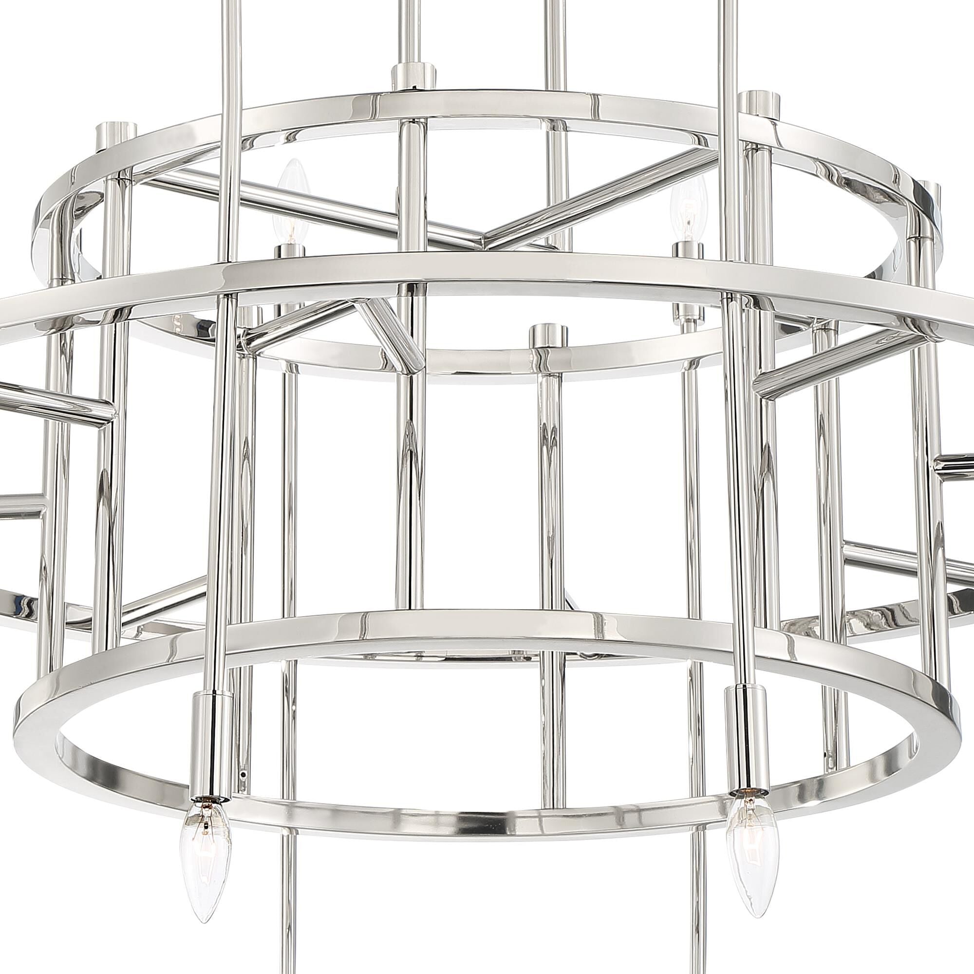 Candle chandelier - Rumi Arc for dining room view 4