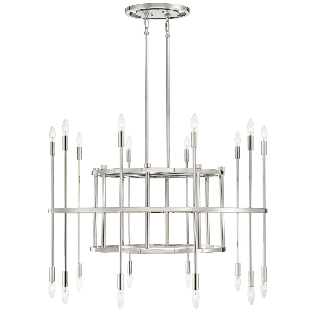 Candle chandelier - Rumi Arc for dining room view 5