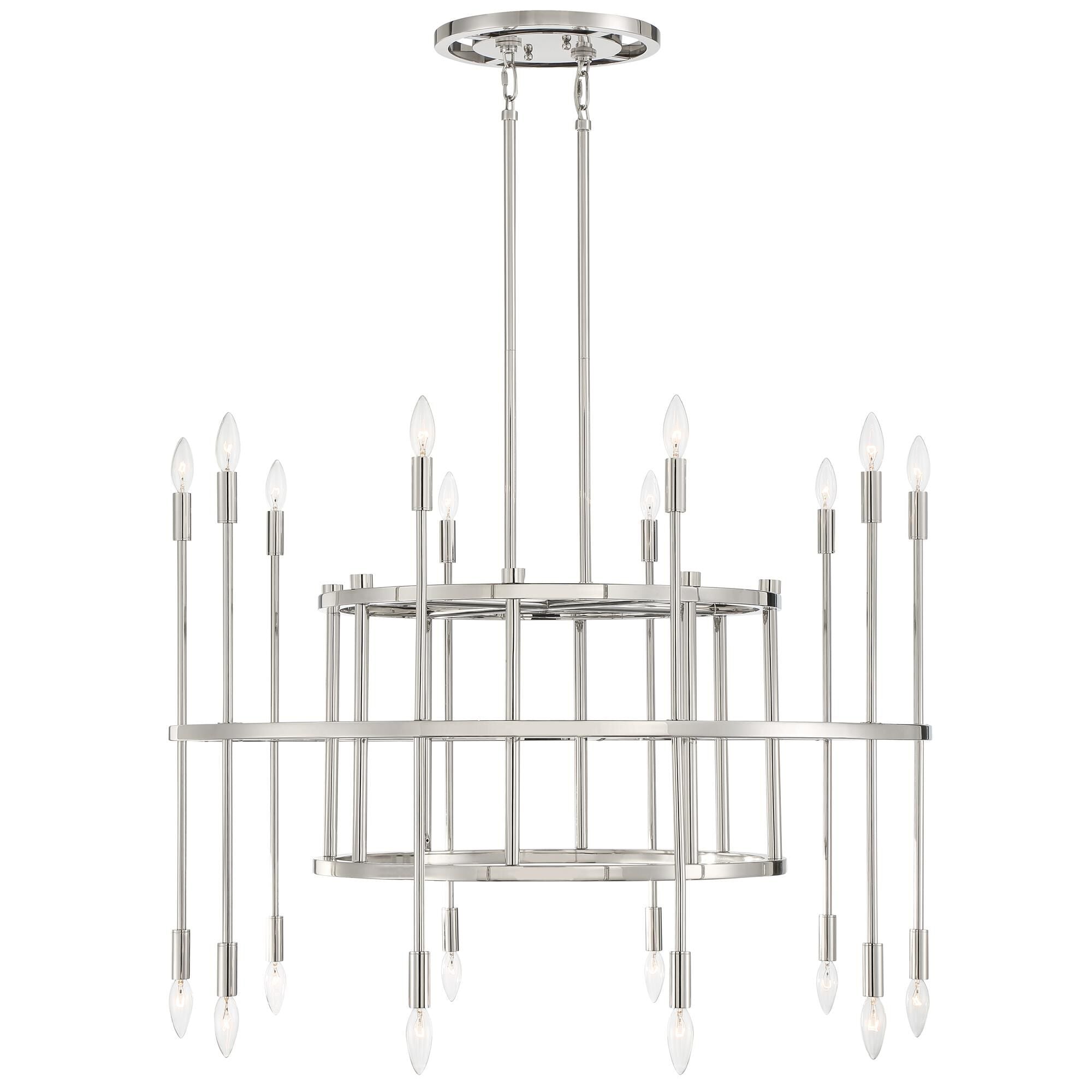 Candle chandelier - Rumi Arc for dining room view 5