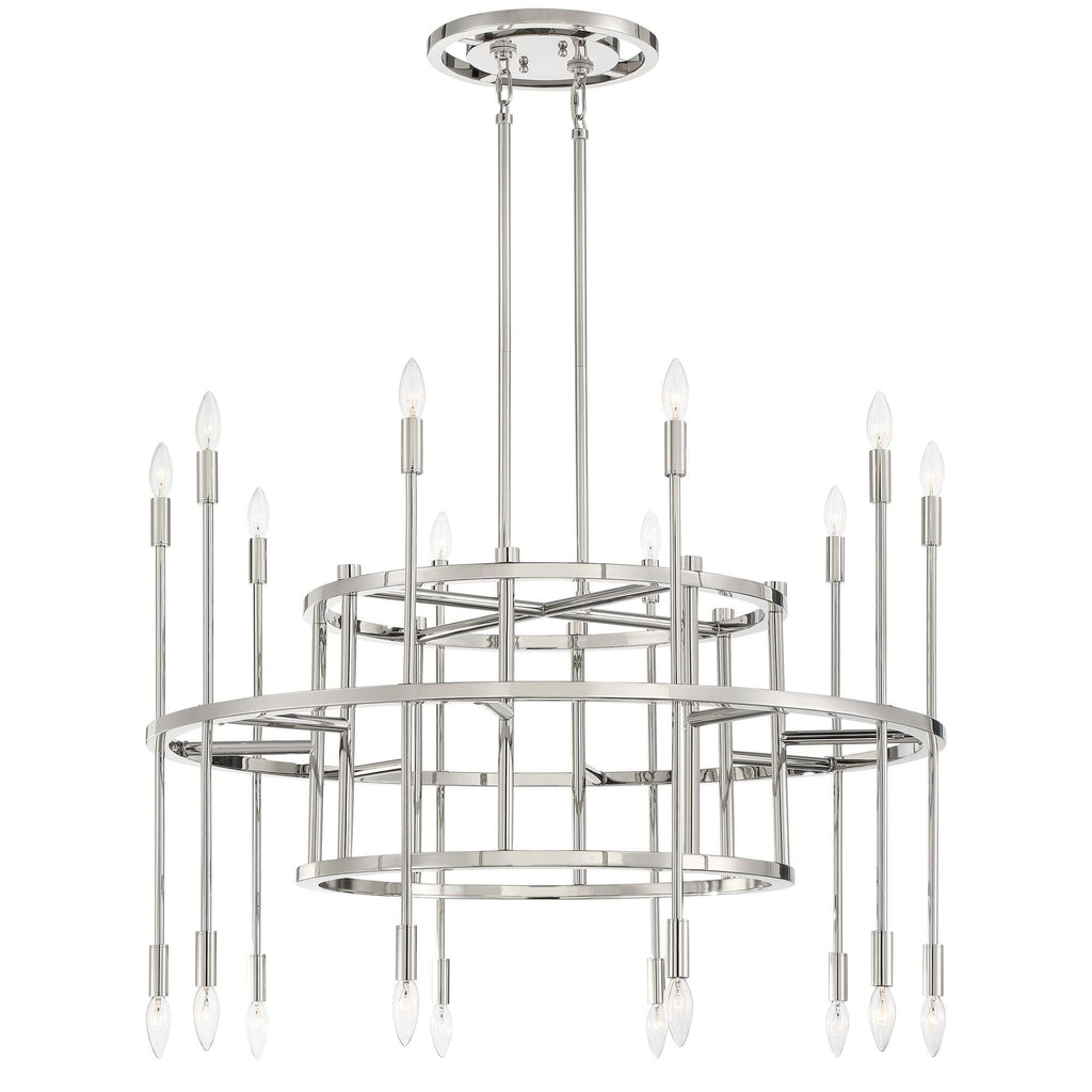 Candle chandelier - Rumi Arc for dining room view 7