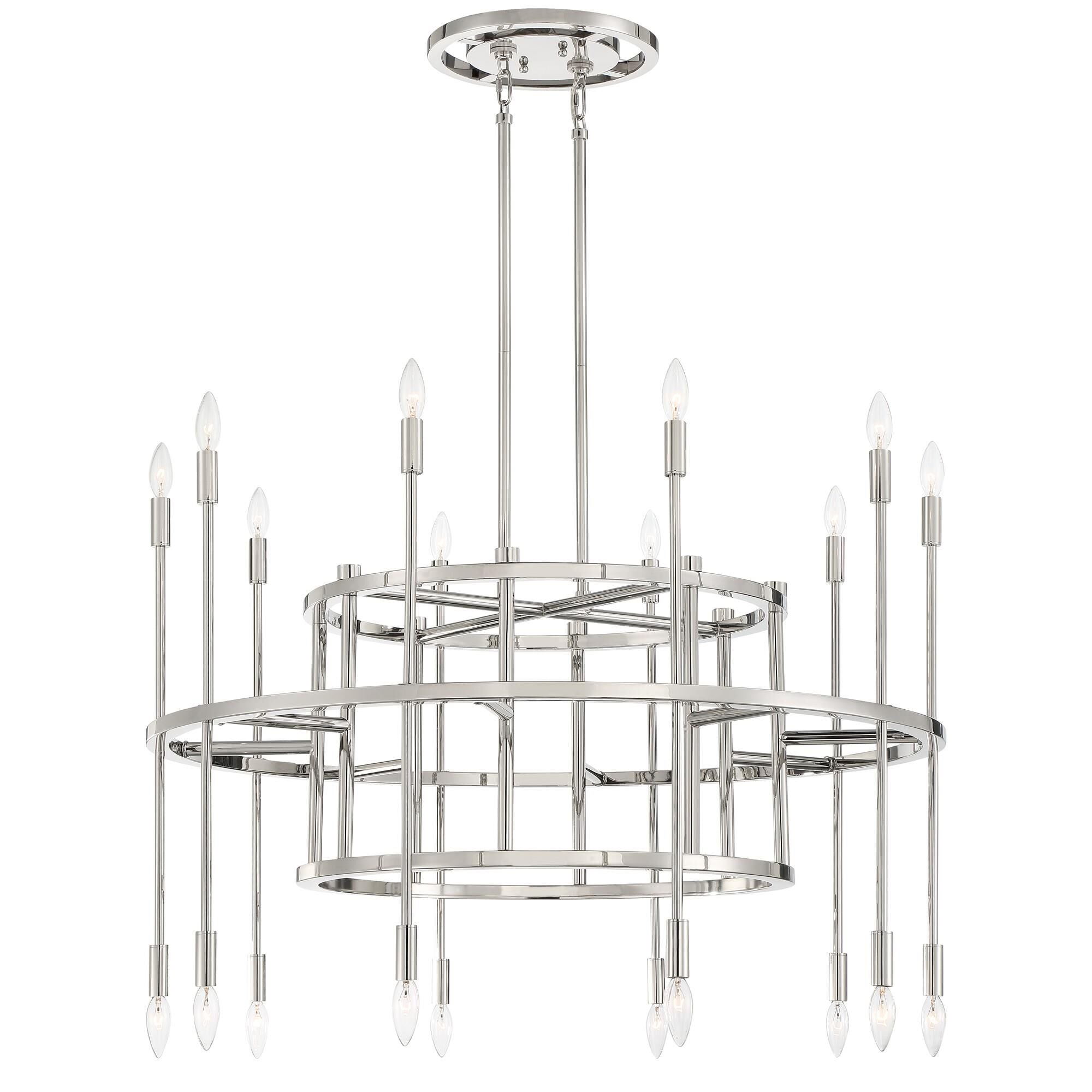 Candle chandelier - Rumi Arc for dining room view 7