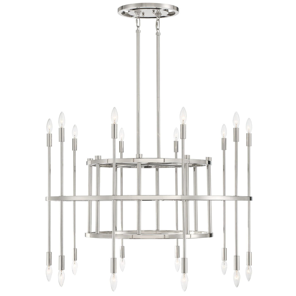 Candle chandelier - Rumi Arc for dining room view 8