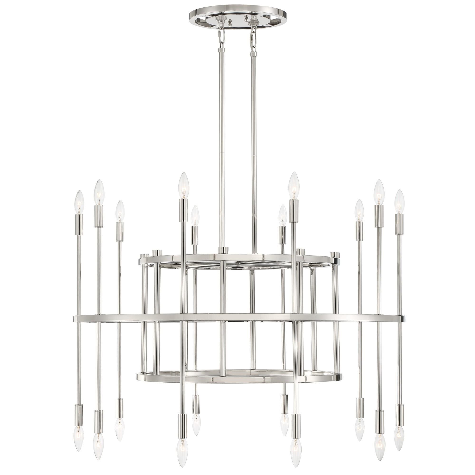 Candle chandelier - Rumi Arc for dining room view 8