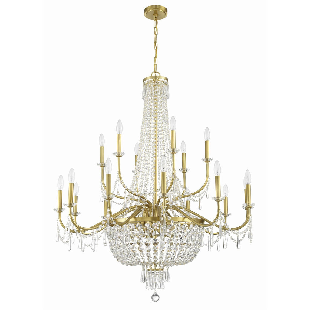 Candle chandelier - Verona Arc for dining room view 4