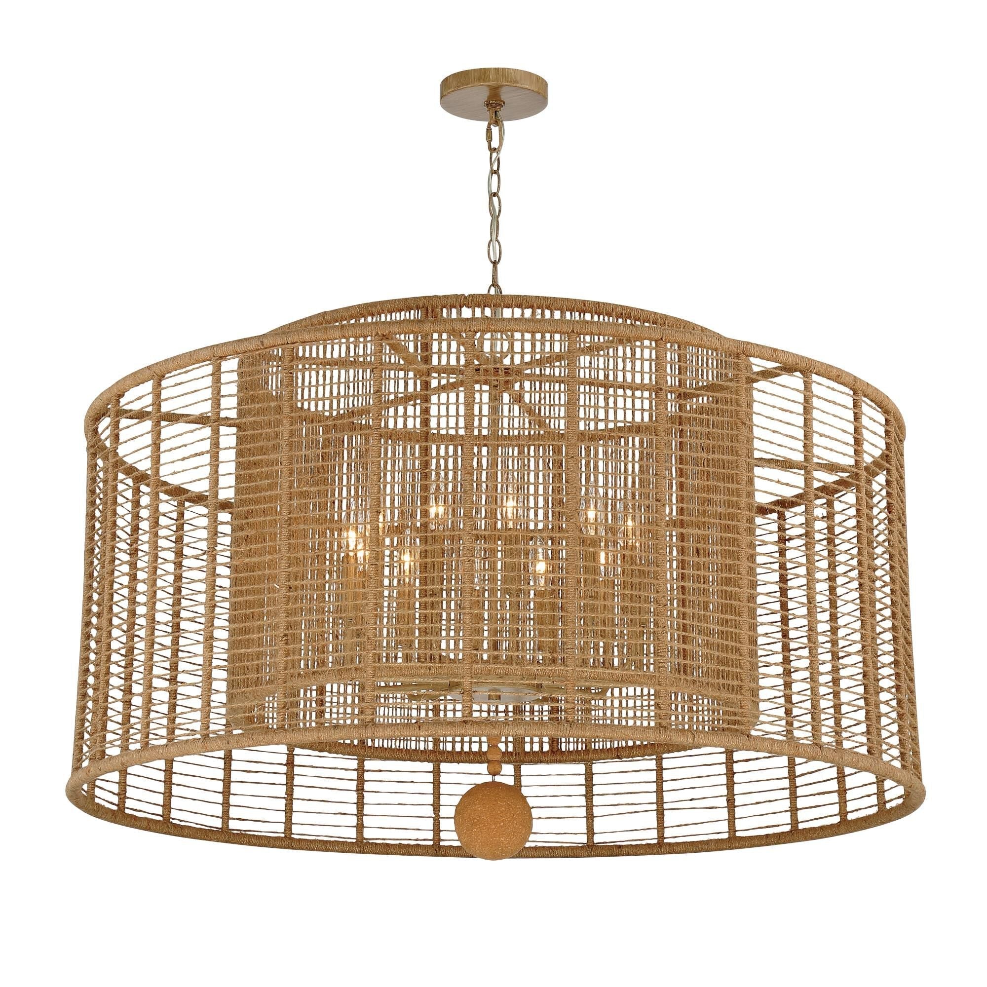 Candle chandelier - Sable Arc for dining room view 2