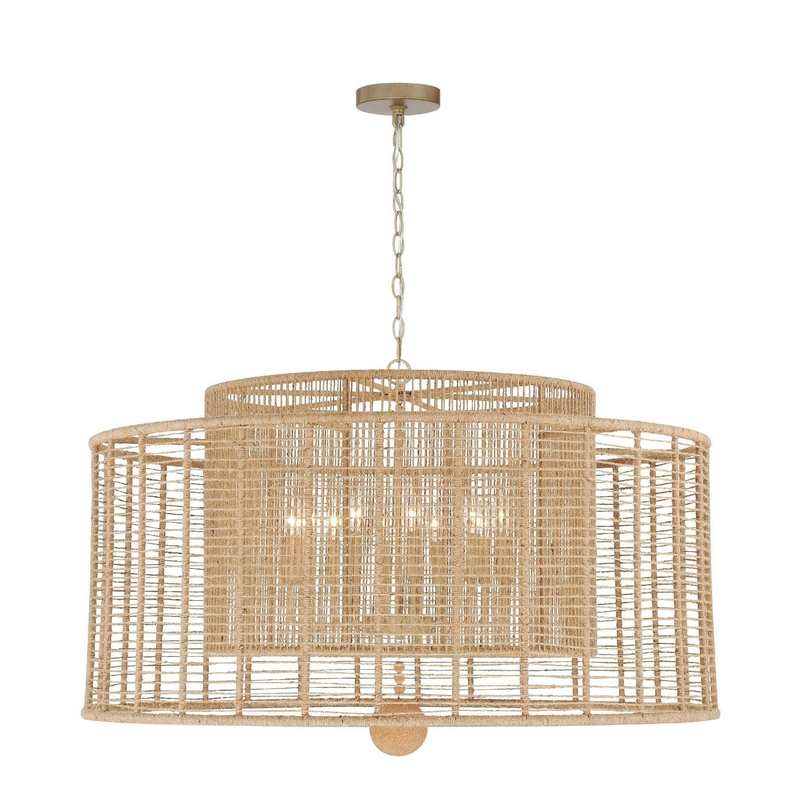 Candle chandelier - Sable Arc for dining room view 1