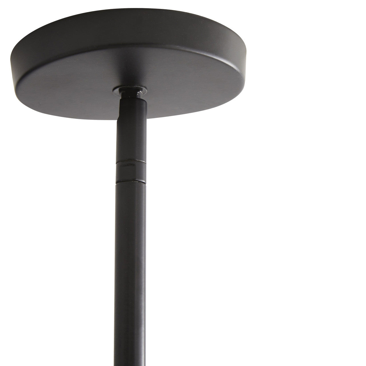 Black Rattan chandelier - Ion Gleam for dining room view 7