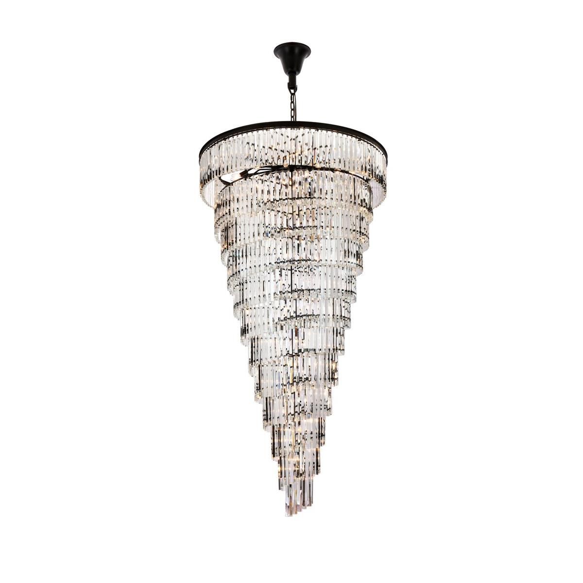 Candle chandelier - Nerea Arc for dining room view 1