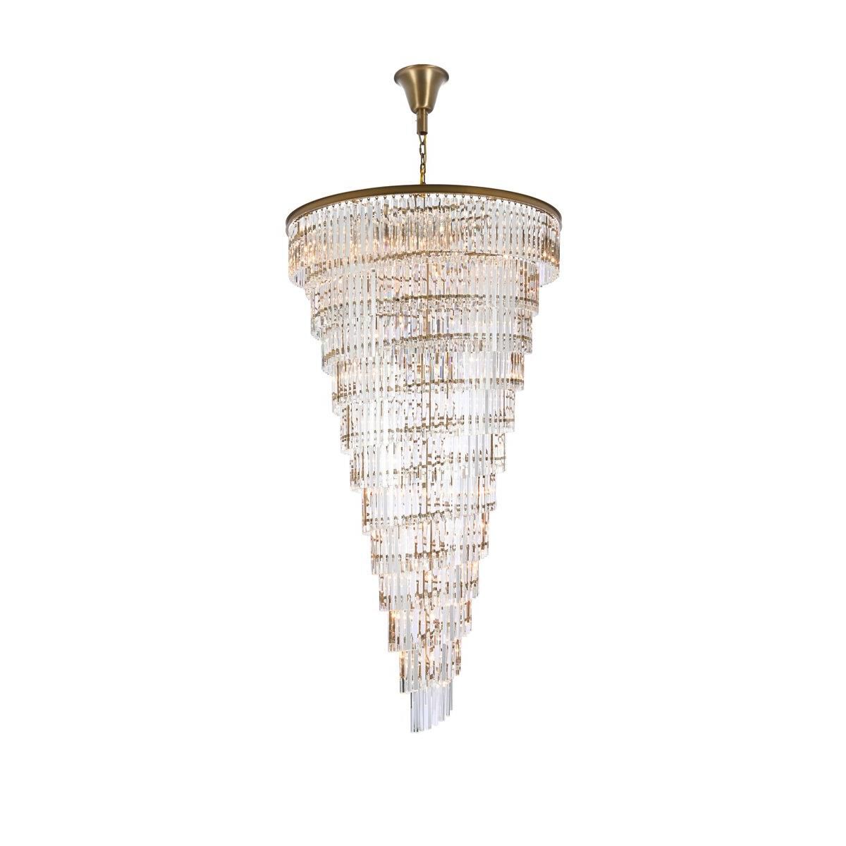 Candle chandelier - Nerea Arc for dining room view 2
