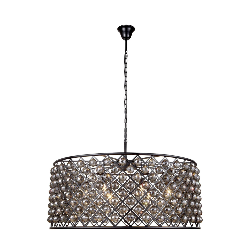 10-Light 43 in. Chandelier - Isla Vale for dining room view 3