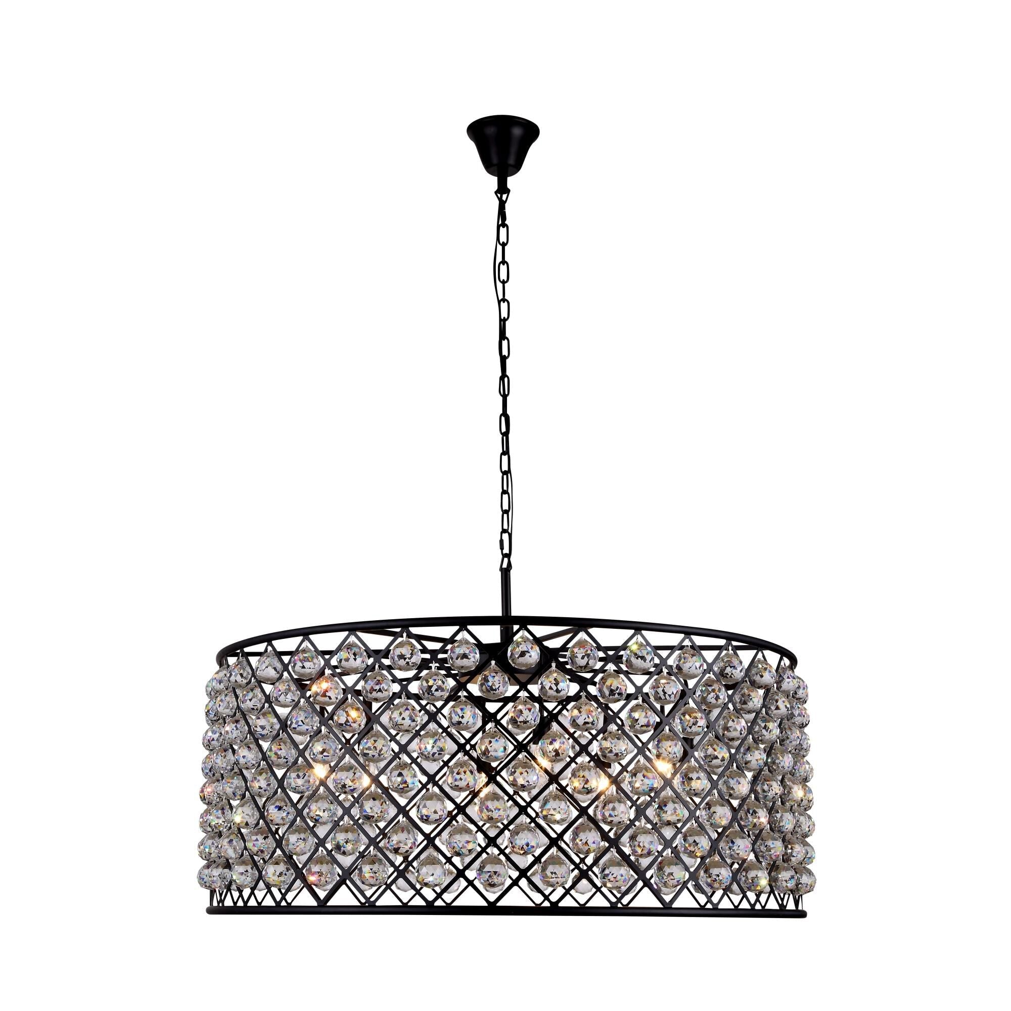 10-Light 43 in. Chandelier - Isla Vale for dining room view 4