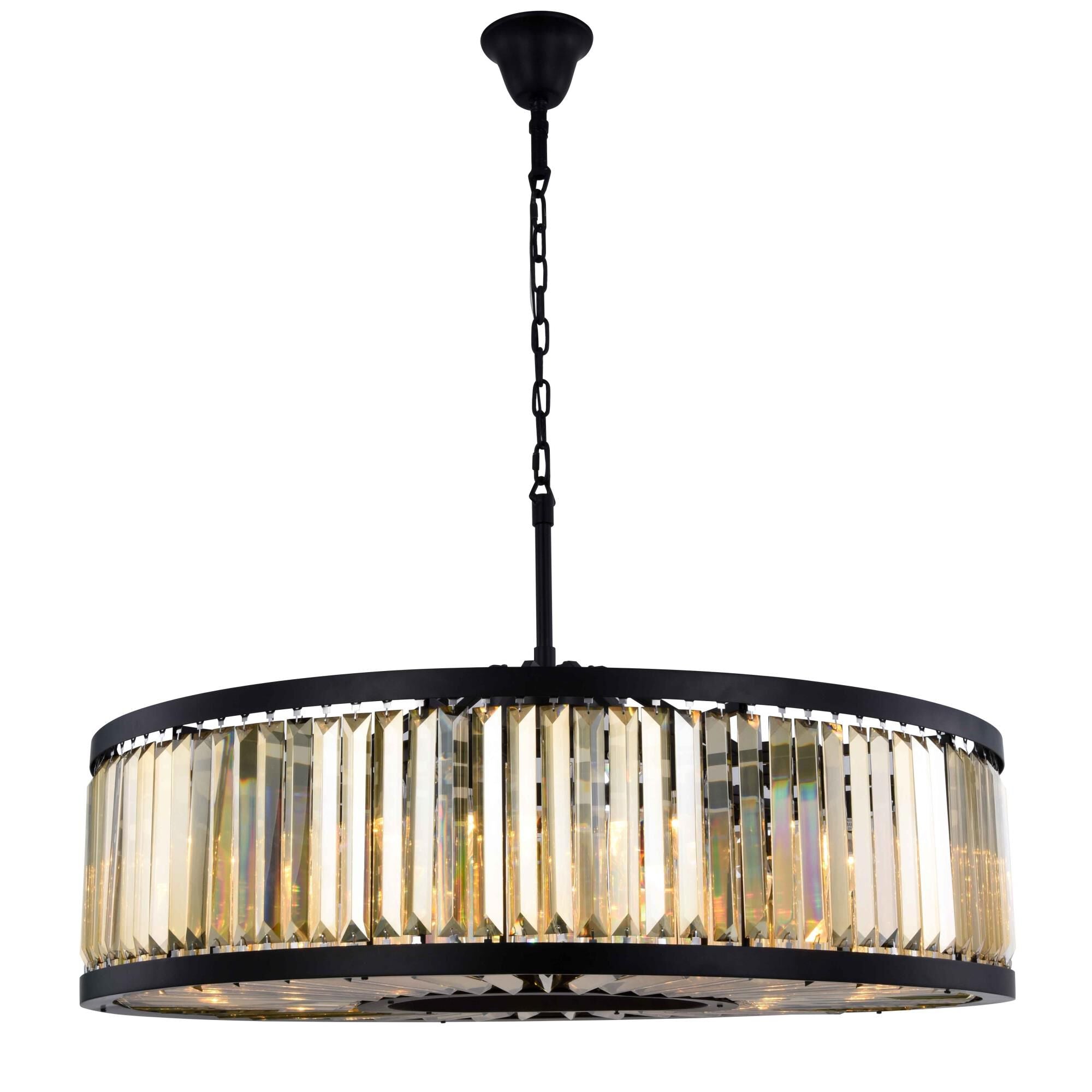 10-Light 43 in. Chandelier - Una Arc for dining room view 2