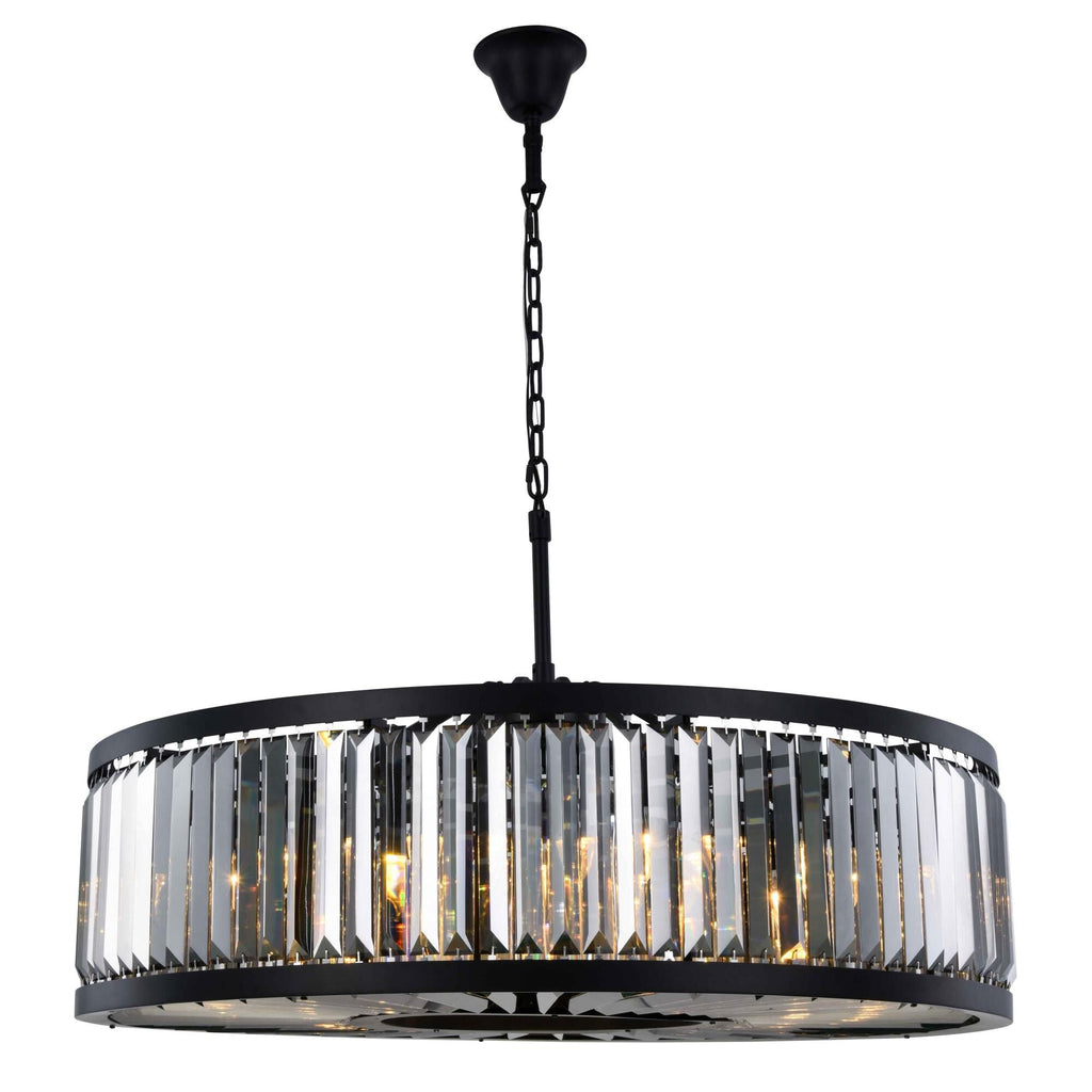 10-Light 43 in. Chandelier - Una Arc for dining room view 4