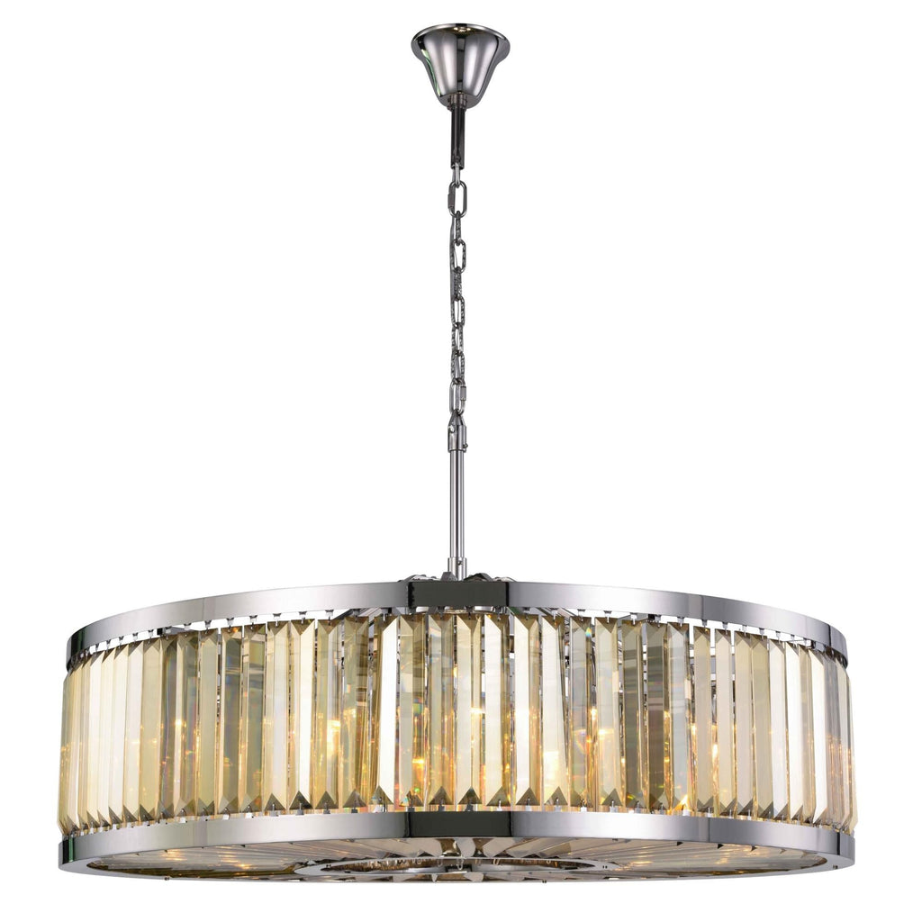 10-Light 43 in. Chandelier - Una Arc for dining room view 3