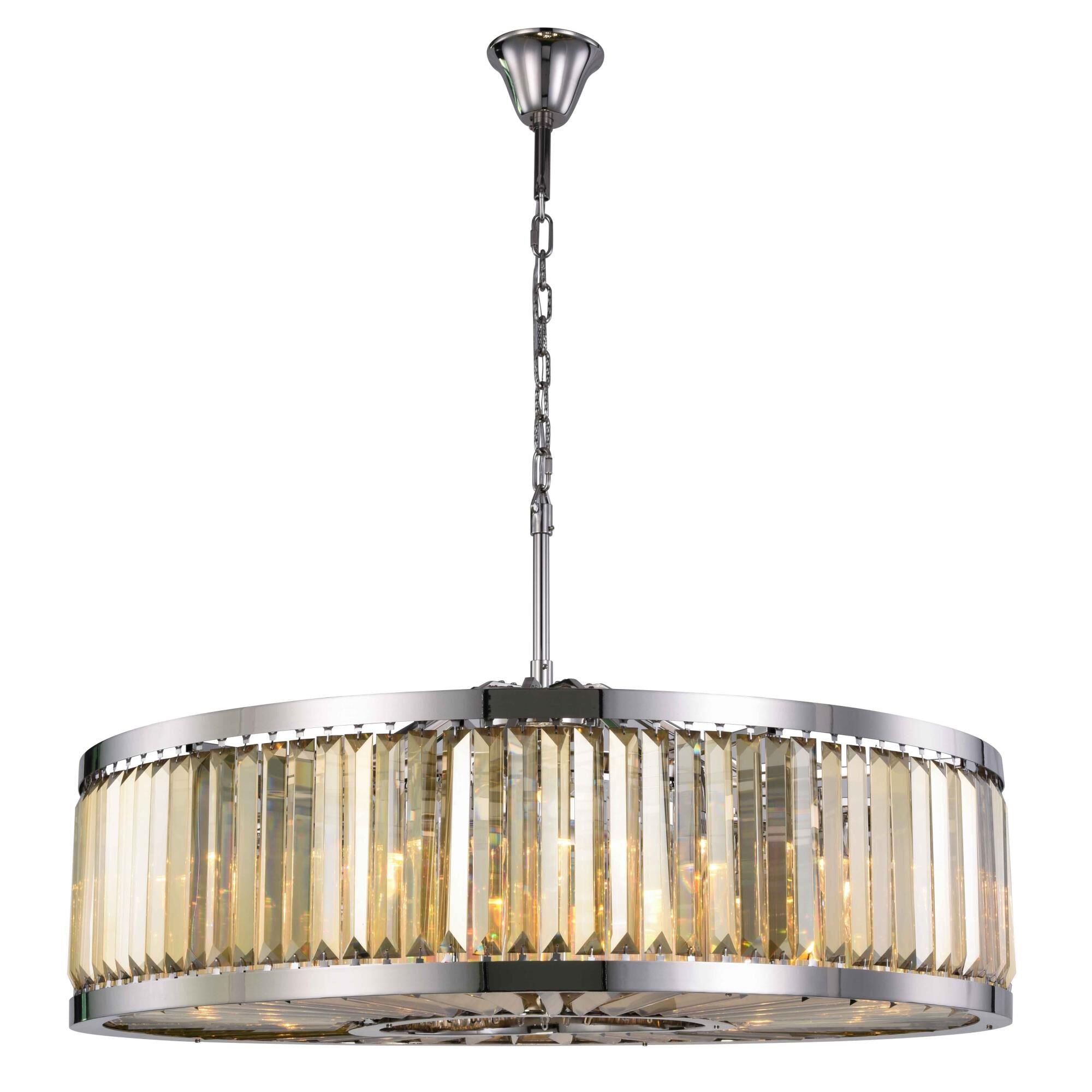 10-Light 43 in. Chandelier - Una Arc for dining room view 3