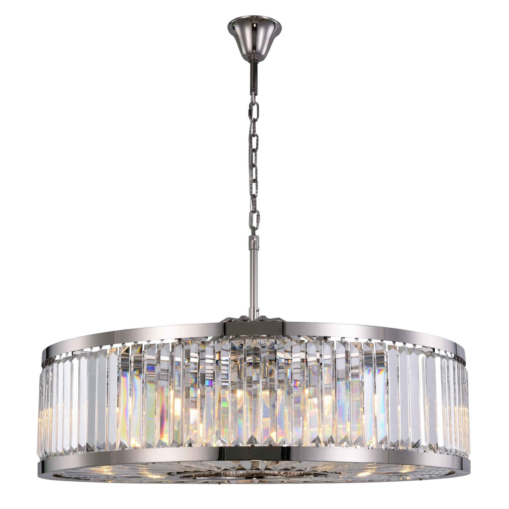 10-Light 43 in. Chandelier - Una Arc for dining room view 5