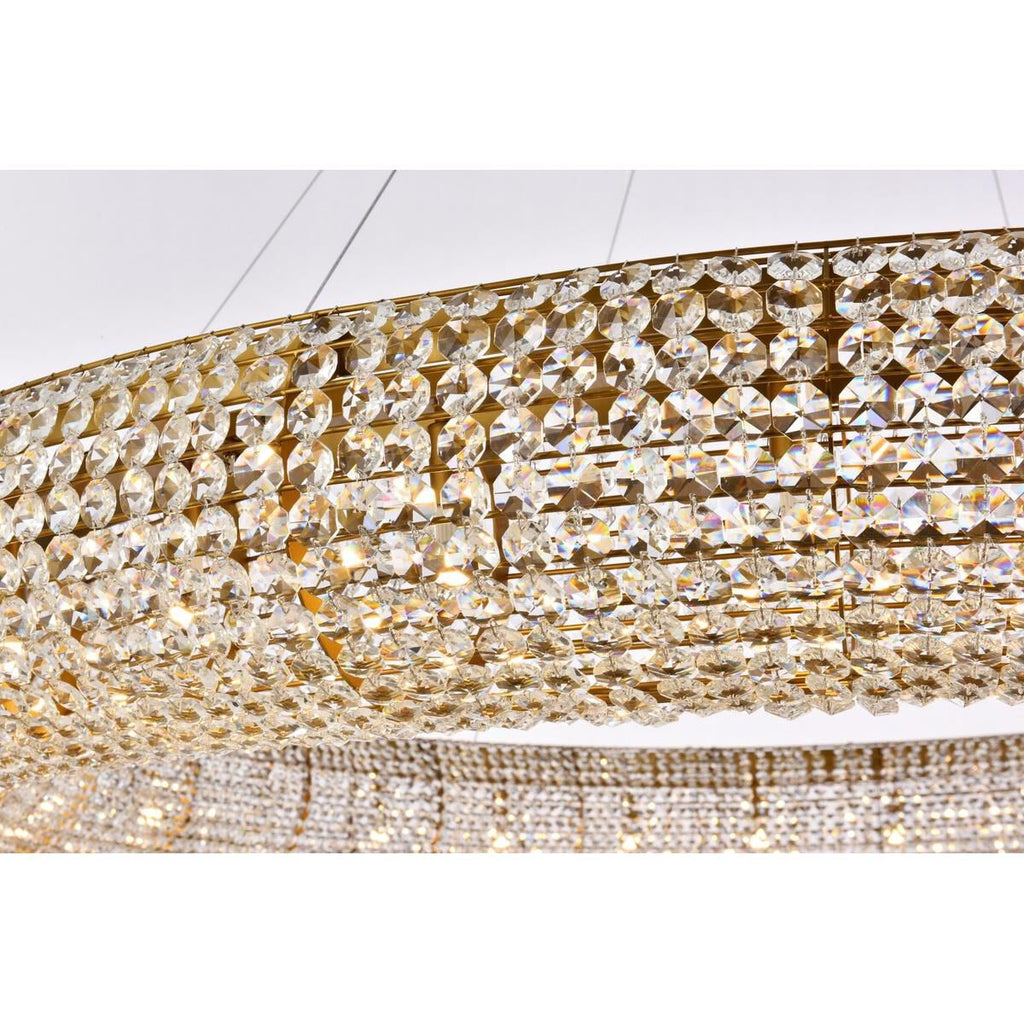 30-Light 71 in. Chandelier - Dorian Arc for dining room view 4