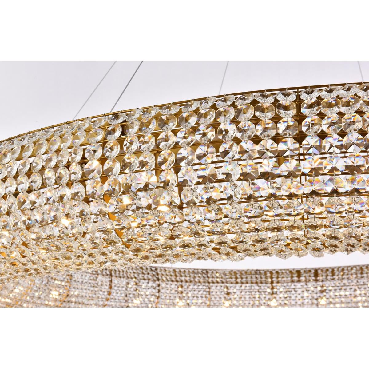 30-Light 71 in. Chandelier - Dorian Arc for dining room view 4