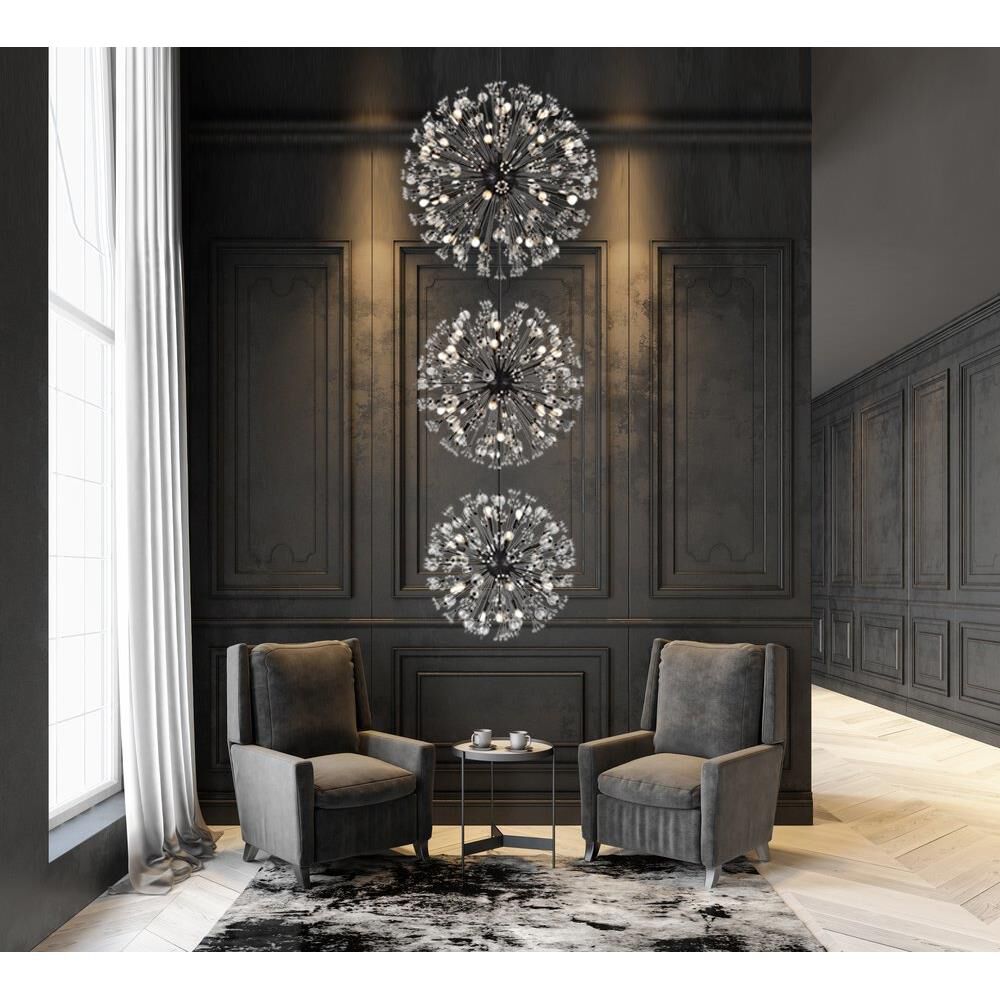 Candle chandelier - Ivara Vale for dining room view 4