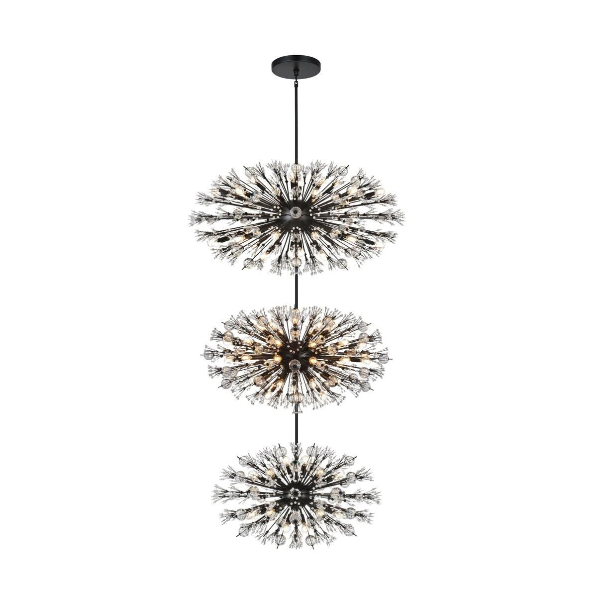 Candle chandelier - Keira Arc for dining room view 1