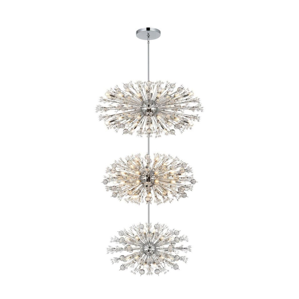Candle chandelier - Keira Arc for dining room view 3