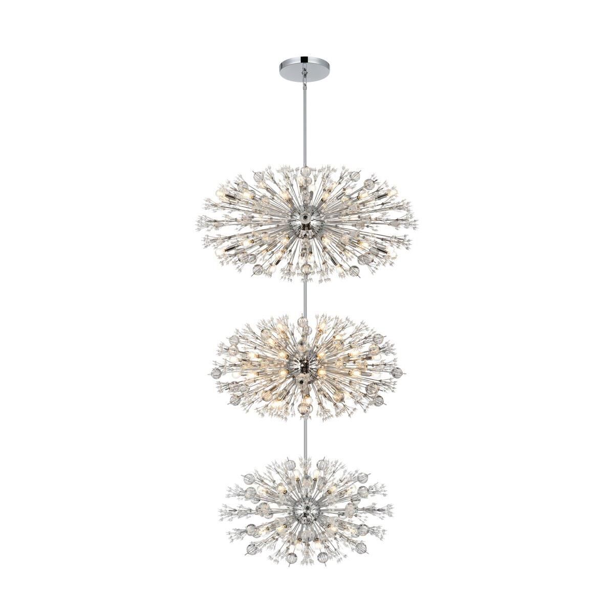 Candle chandelier - Keira Arc for dining room view 3