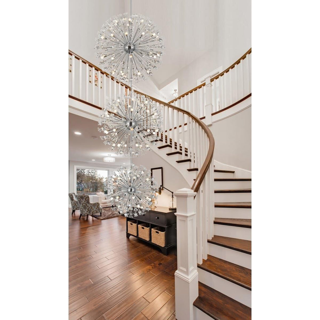 Candle chandelier - Keira Arc for dining room view 4