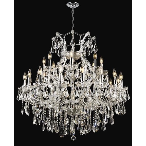 Candle chandelier - Vesper Arc for dining room view 2