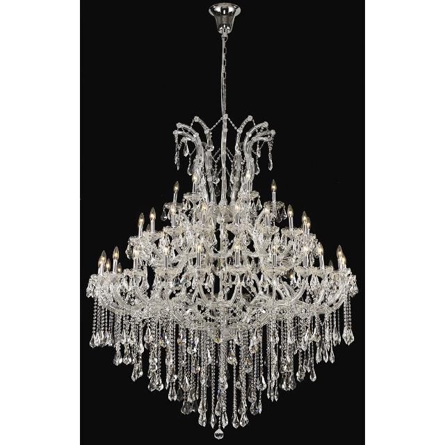 Candle chandelier - Rosa Arc for dining room view 2