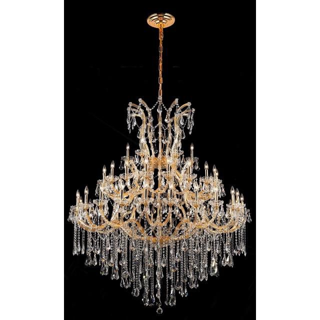 Candle chandelier - Rosa Arc for dining room view 3