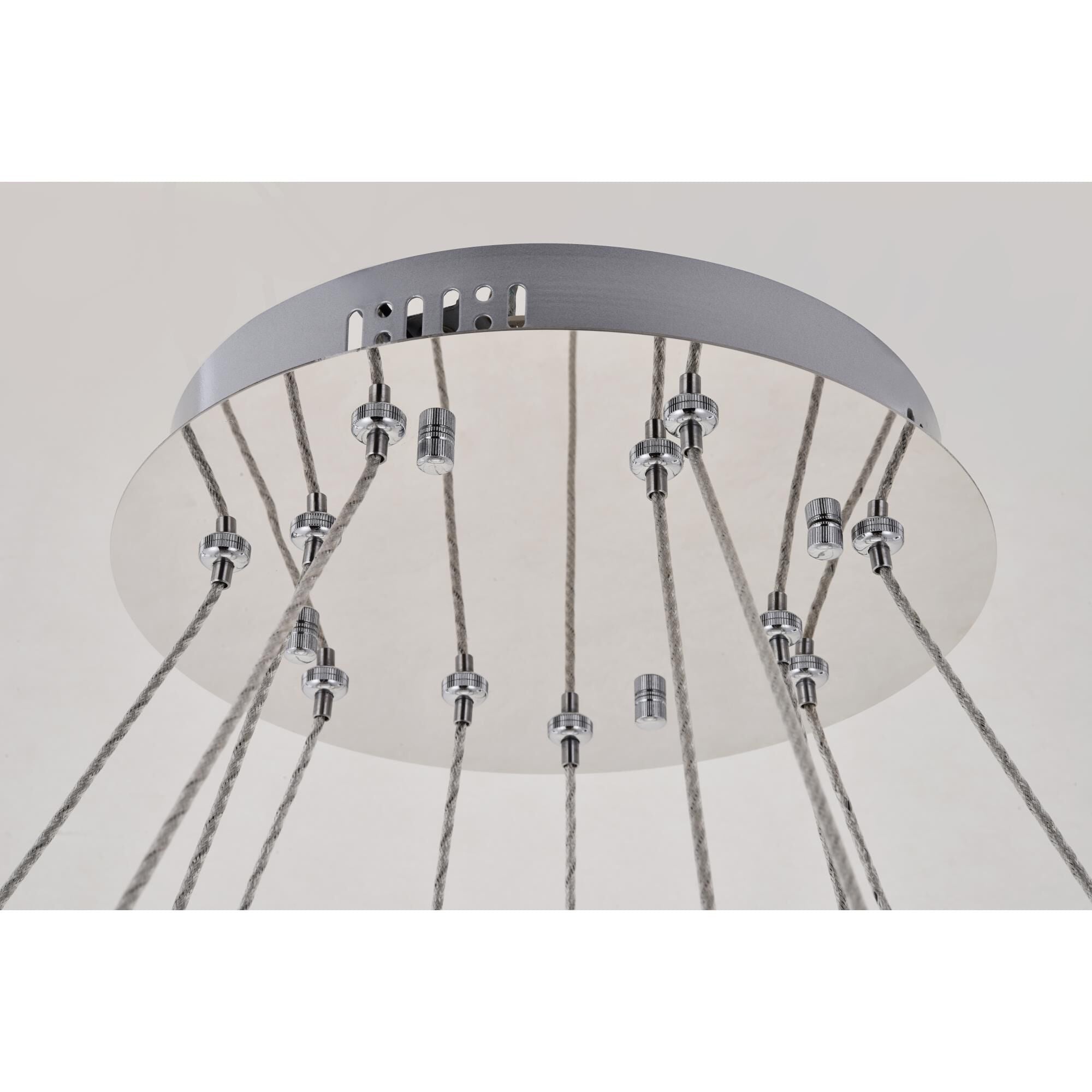 1-Light 42 in. LED Chandelier - Ion Arc for dining room view 12