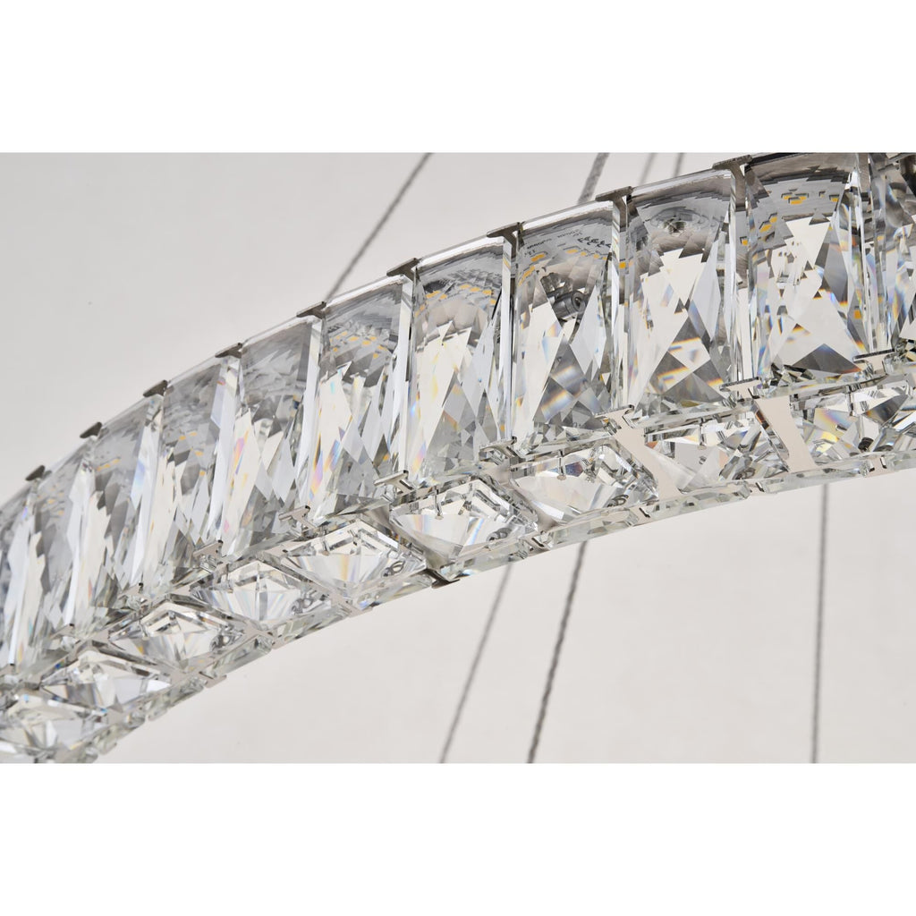 1-Light 42 in. LED Chandelier - Ion Arc for dining room view 14