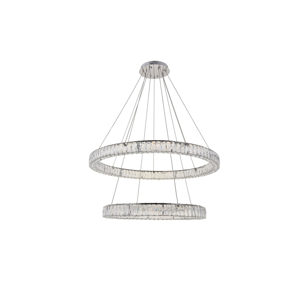 1-Light 42 in. LED Chandelier - Ion Arc for dining room view 15