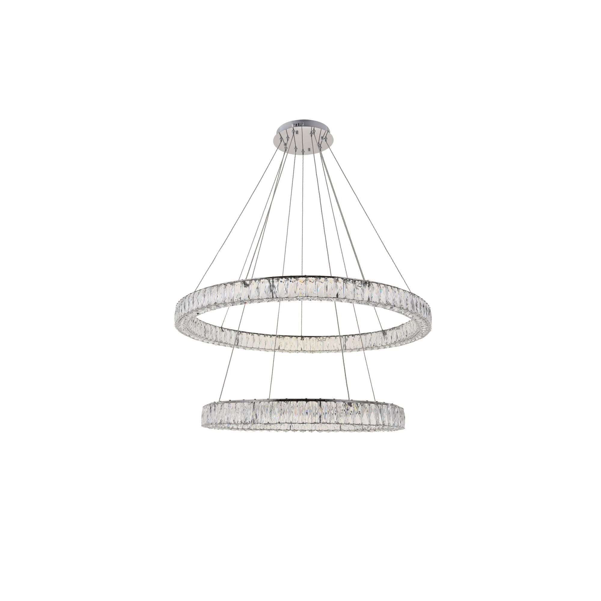 1-Light 42 in. LED Chandelier - Ion Arc for dining room view 15