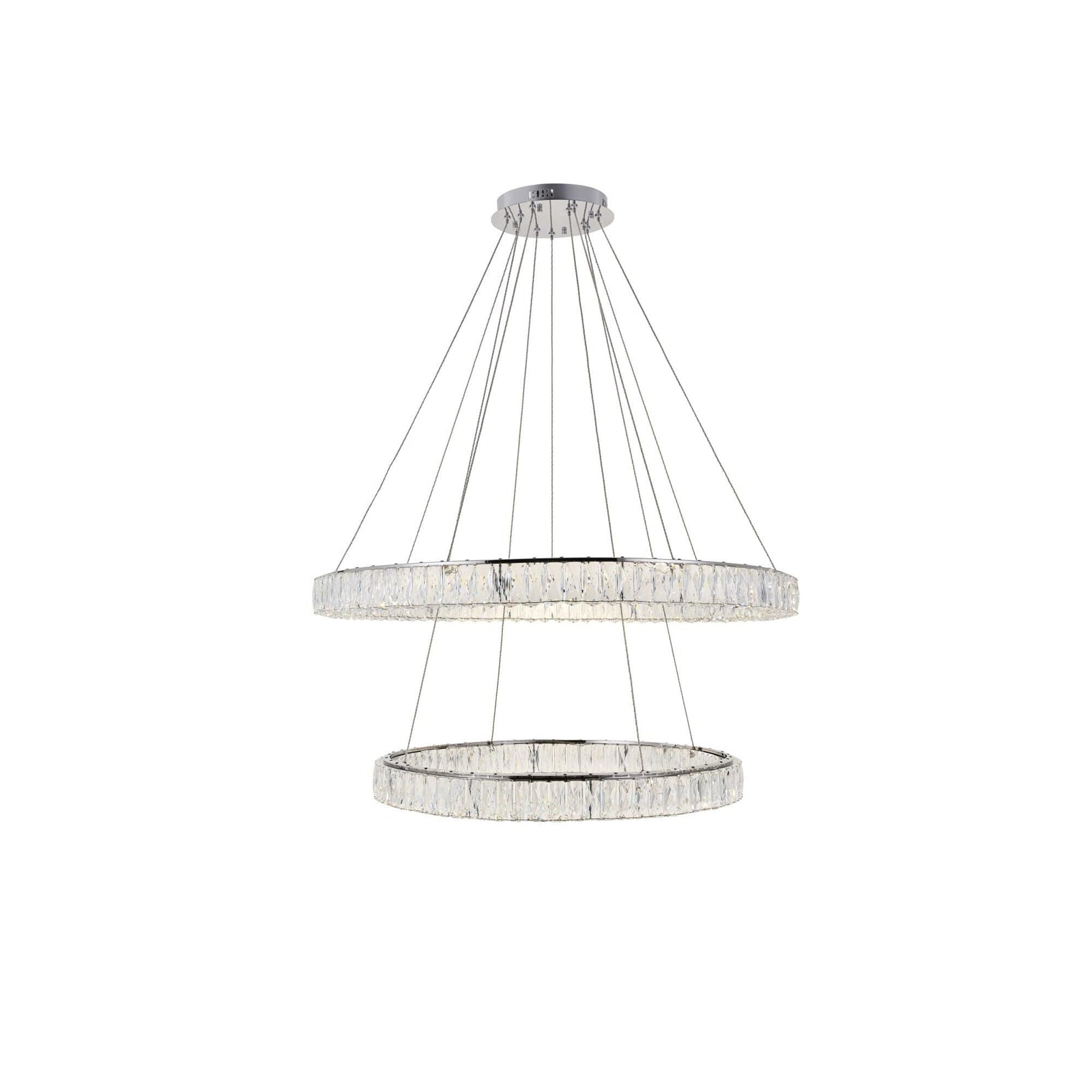1-Light 42 in. LED Chandelier - Ion Arc for dining room view 1