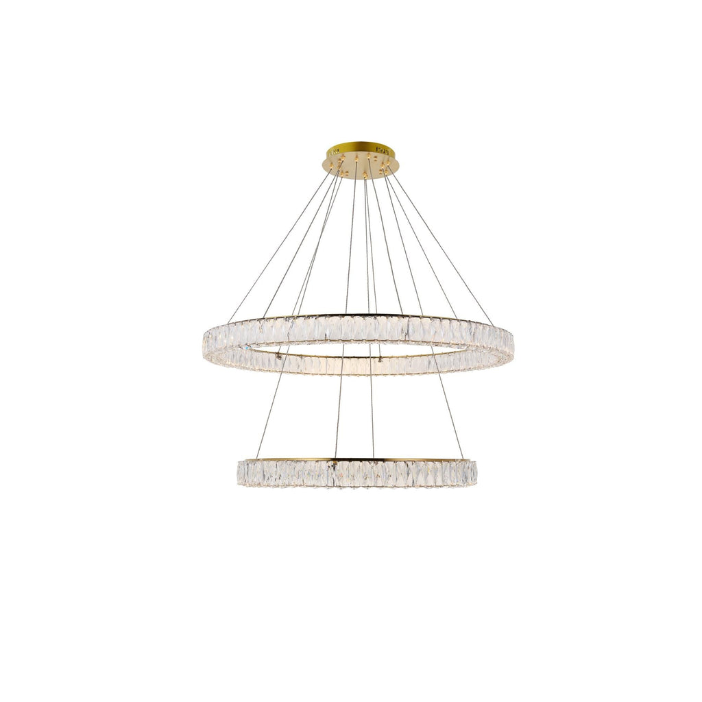 1-Light 42 in. LED Chandelier - Ion Arc for dining room view 4
