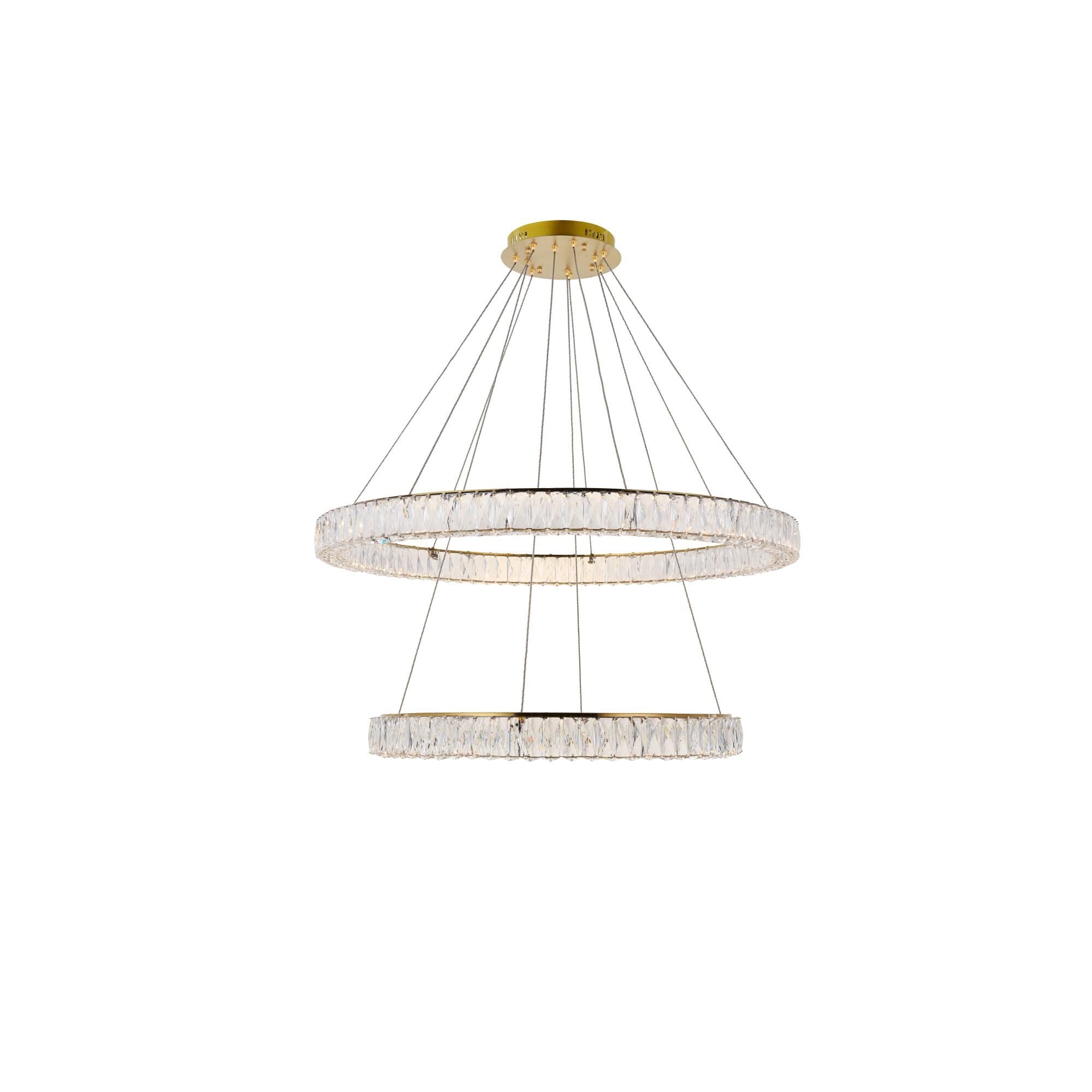 1-Light 42 in. LED Chandelier - Ion Arc for dining room view 4