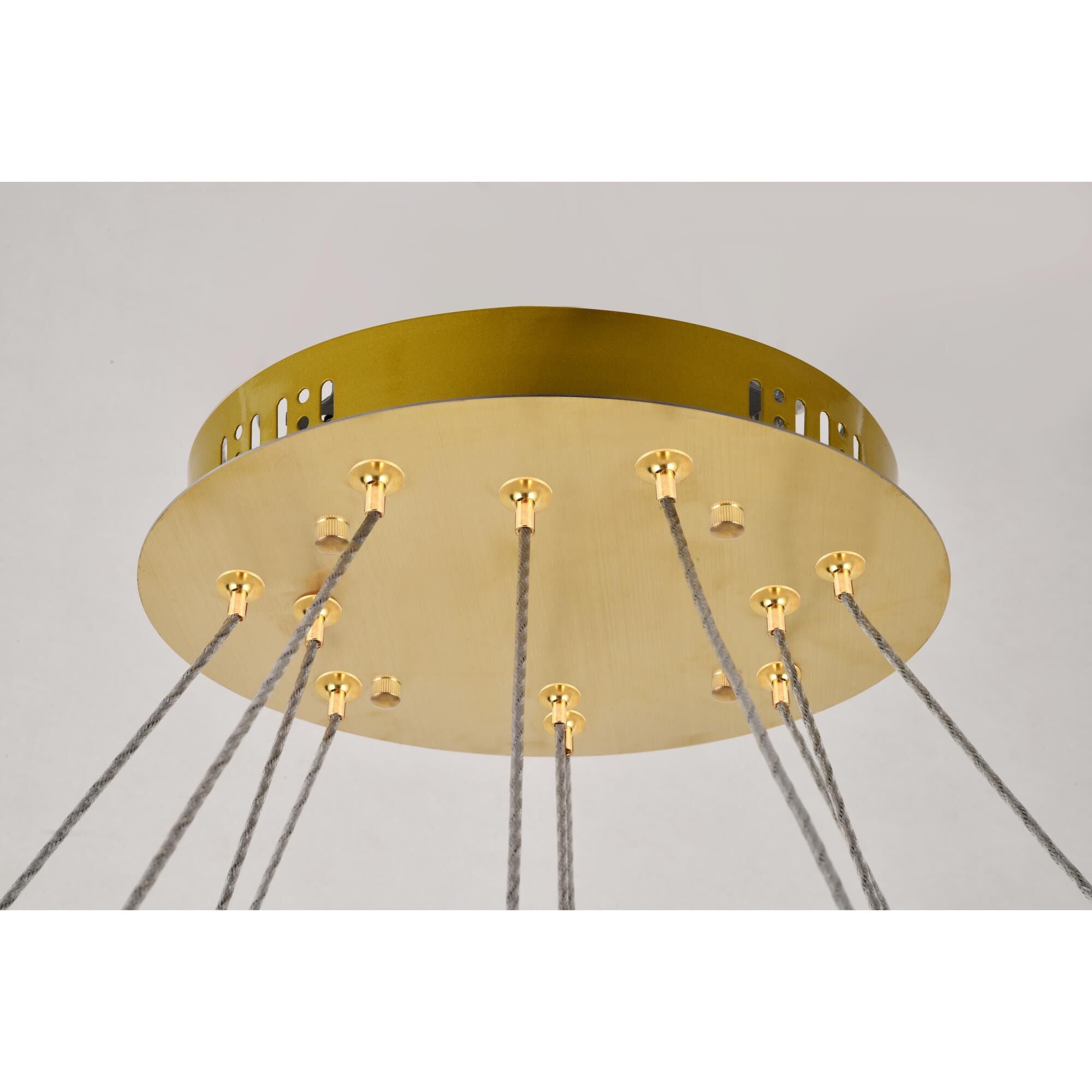 1-Light 42 in. LED Chandelier - Ion Arc for dining room view 5