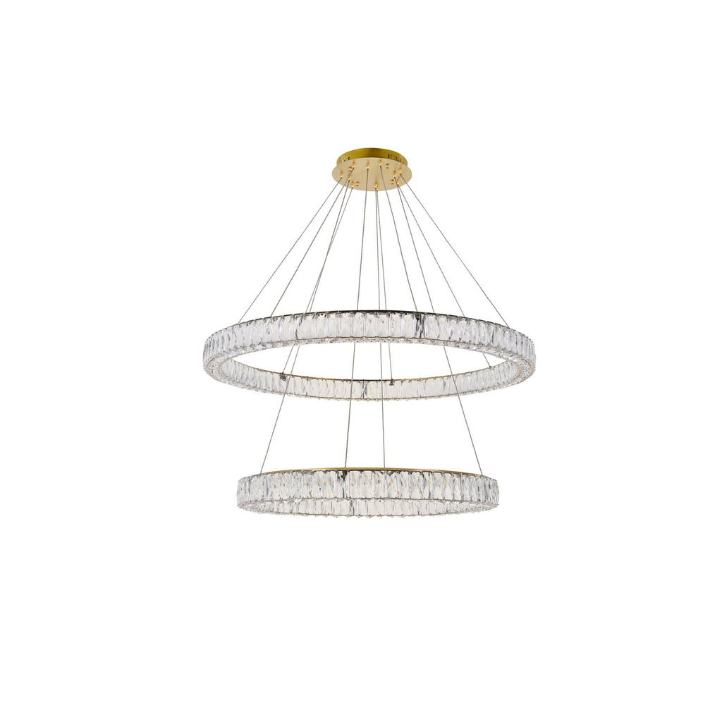 1-Light 42 in. LED Chandelier - Ion Arc for dining room view 8