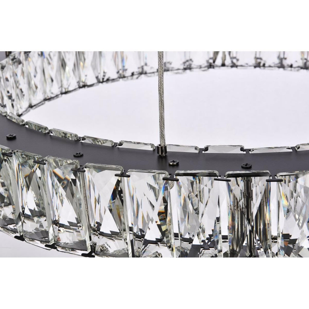 7-Light 40 in. LED Chandelier - Indra Arc for dining room view 2