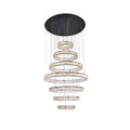 7-Light 40 in. LED Chandelier - Indra Arc for dining room view 1